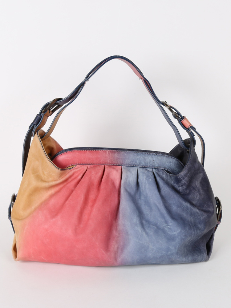 Fendi Doctor B Rainbow Leather Shoulder Bag www.luxurybags