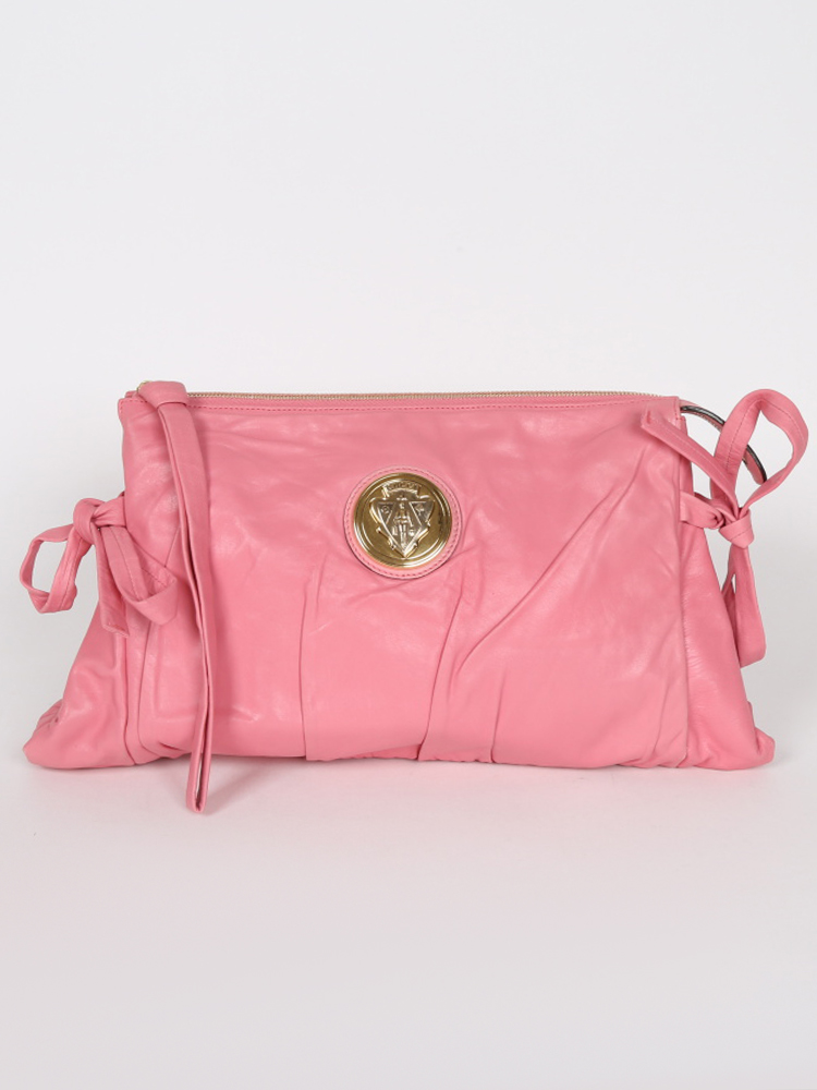 Gucci Hysteria Leather Sweet Pink Clutch www.luxurybags