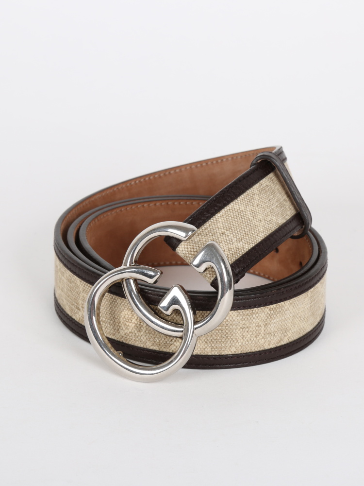 Beige gucci belt outlet