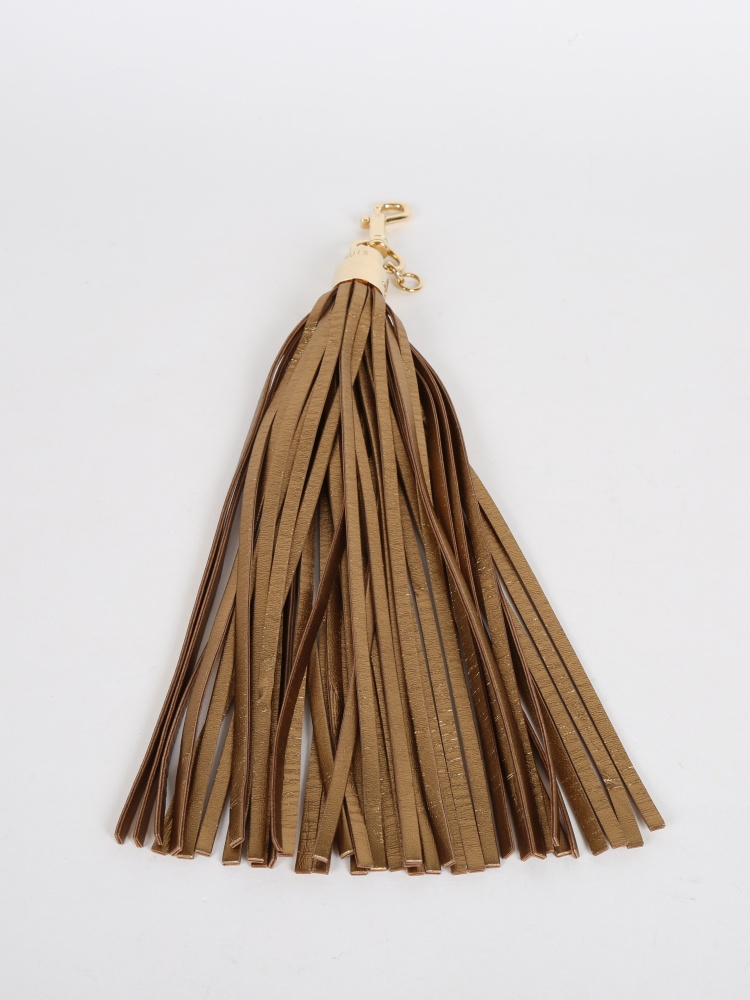 Gold tassel bag hotsell