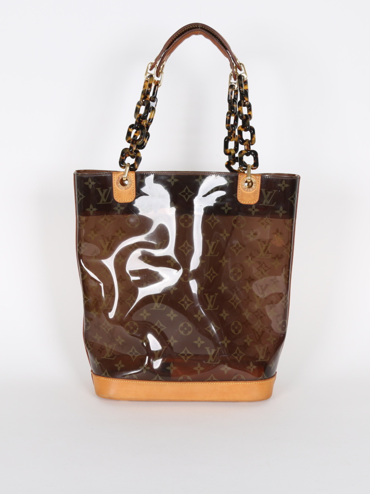 LOUIS VUITTON Vinyl Cabas Sac Ambre MM 1262191