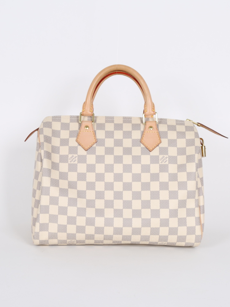 Louis Vuitton Speedy 30 Damier Azur Canvas www.luxurybags