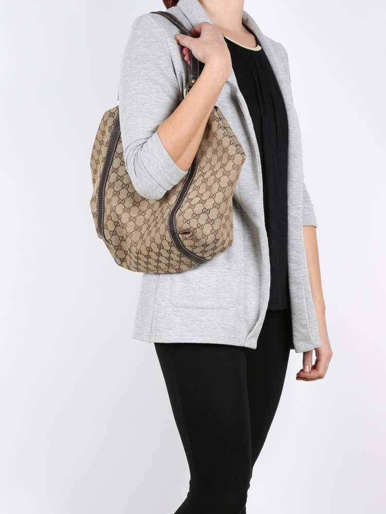 Gucci monogram large tote hotsell