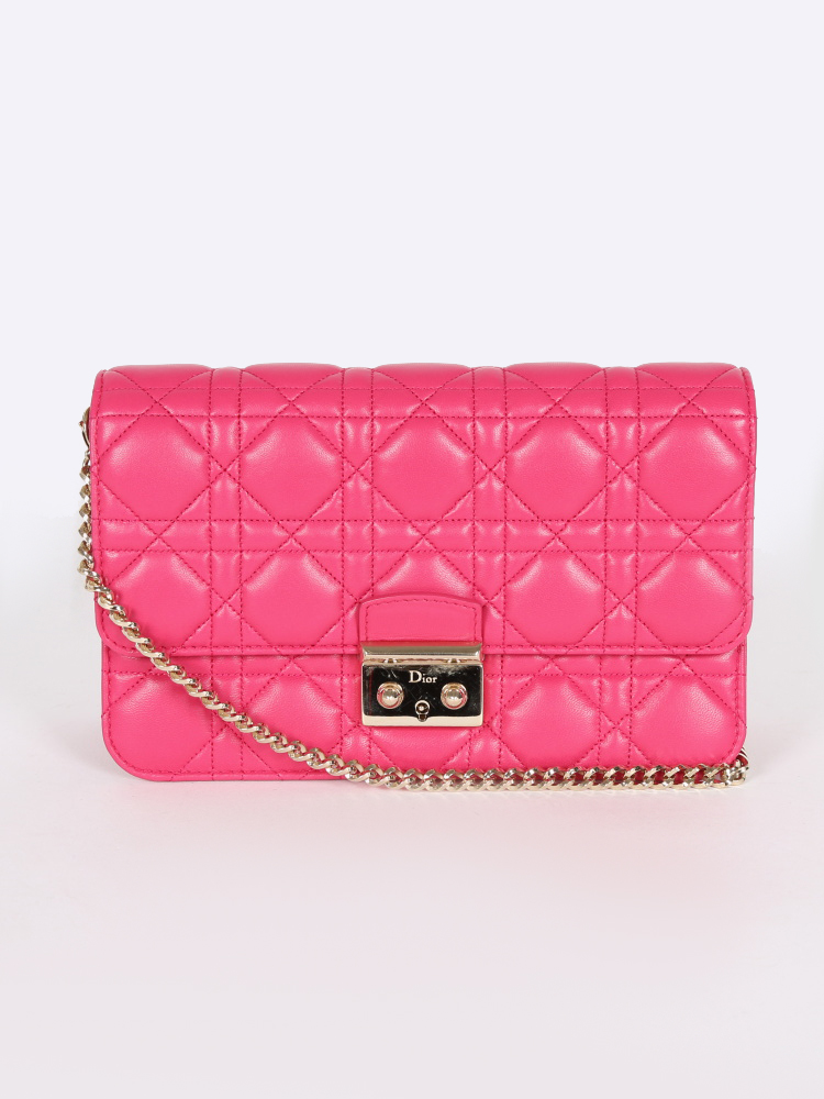 Dior Miss Dior Promenade Lambskin Leather Clutch Bag www.luxurybags