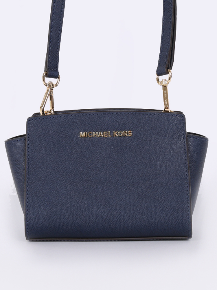 Michael Kors Selma Mini Messenger - Navy 32H3GLMC1L-406