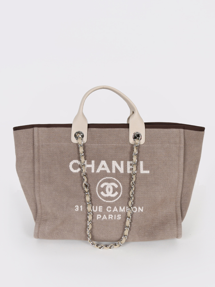 Chanel - Deauville Large Brown Tote Bag