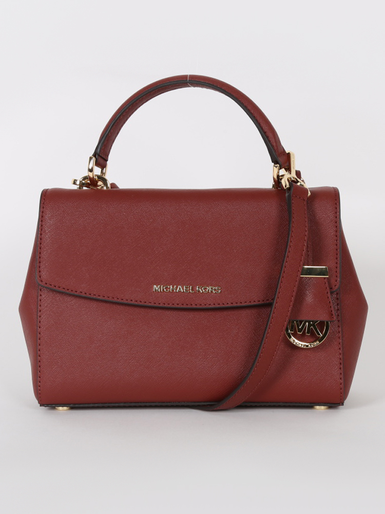 Ava small saffiano leather satchel online