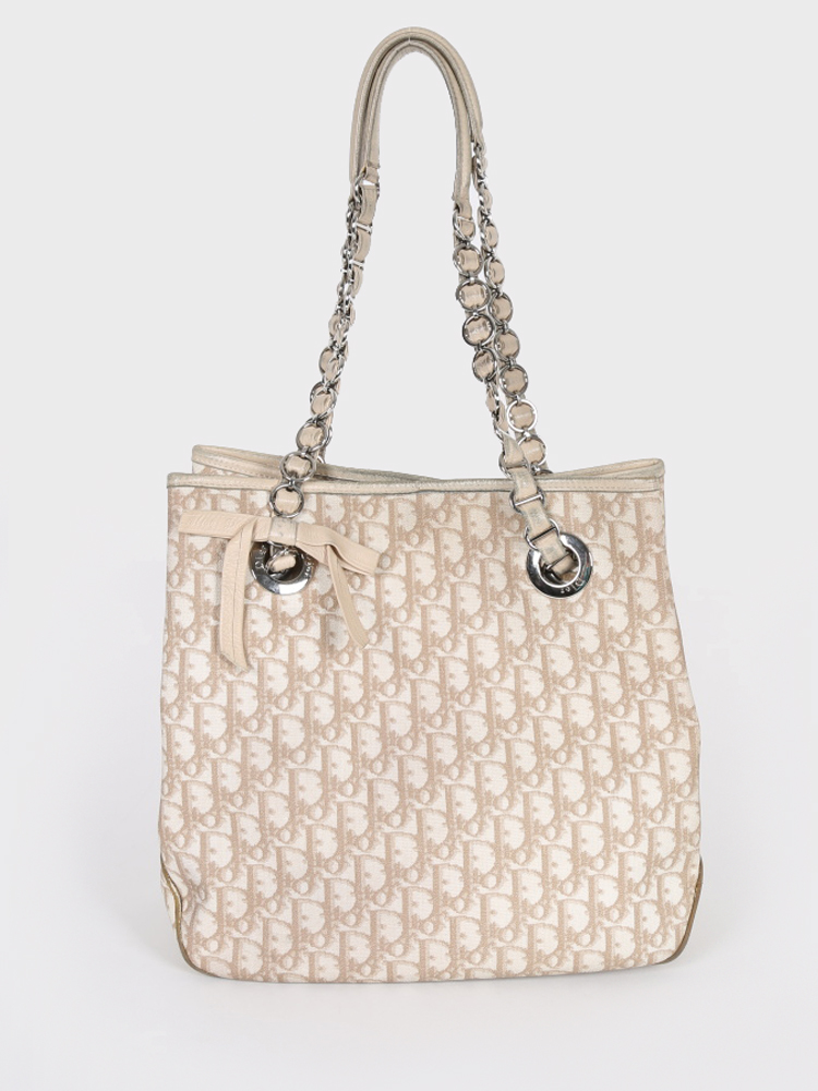 Dior Trotter Romantique Tote Bag Beige www.luxurybags