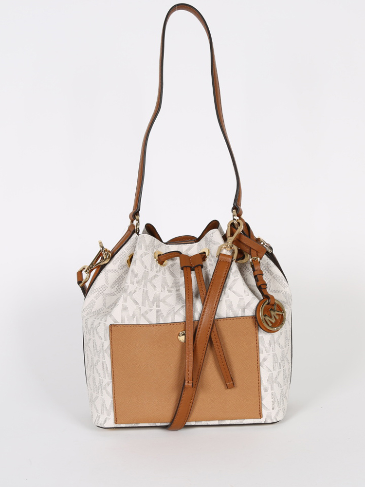 MICHAEL Michael Kors Greenwich Bucket Bag In Gray Lyst |  