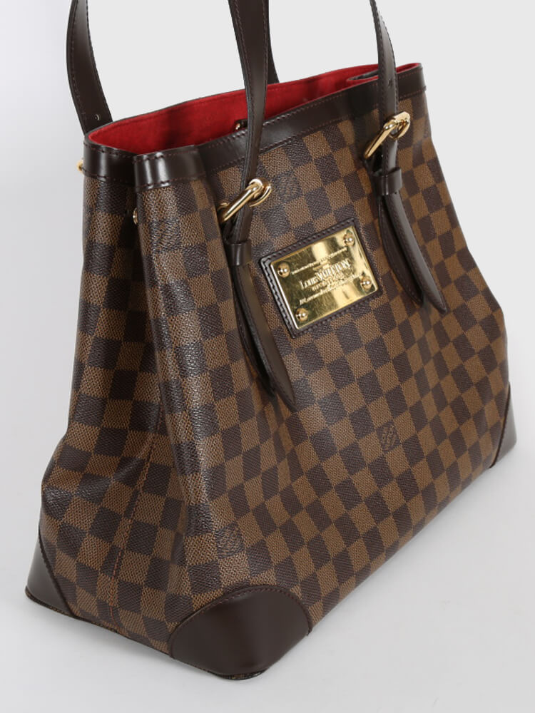 Louis Vuitton Hampstead MM Damier Ebene Canvas www.luxurybags