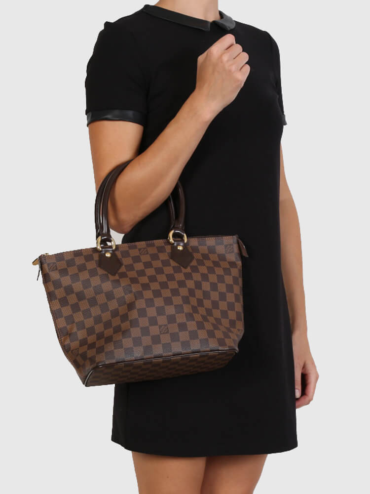 LOUIS VUITTON Damier Ebene Saleya PM 1294077