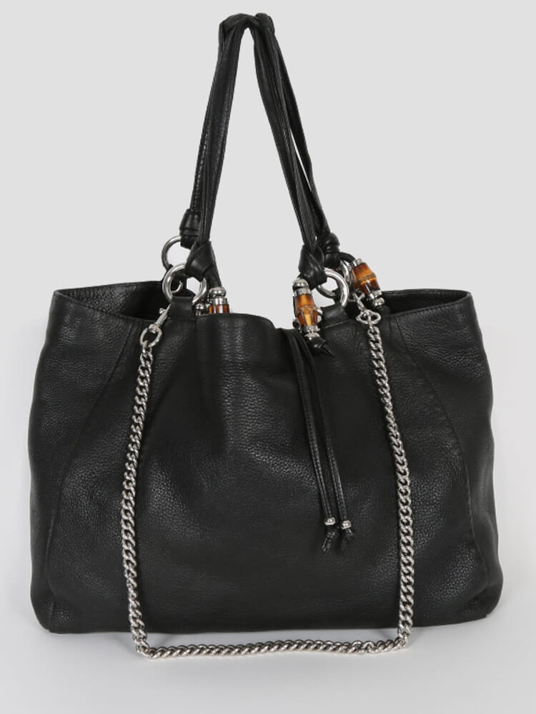Large black shopping bag hotsell