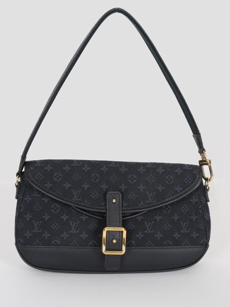 Louis Vuitton Marjorie Mini Monogram Shoulder Bag Navy Bleu www.luxurybags