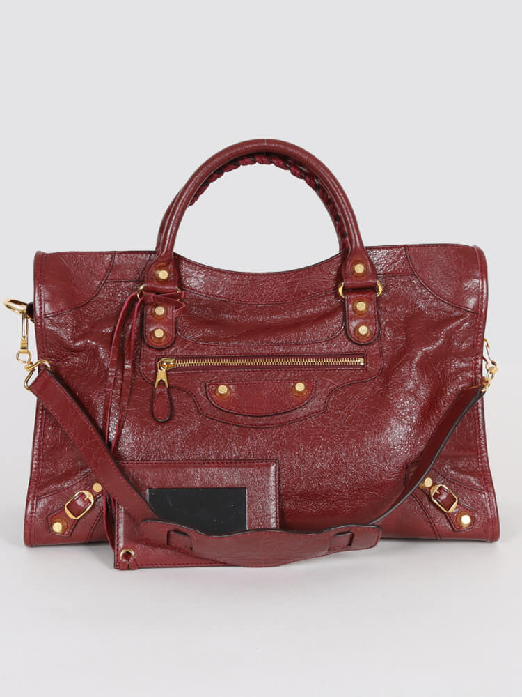 Balenciaga classic gold city hotsell