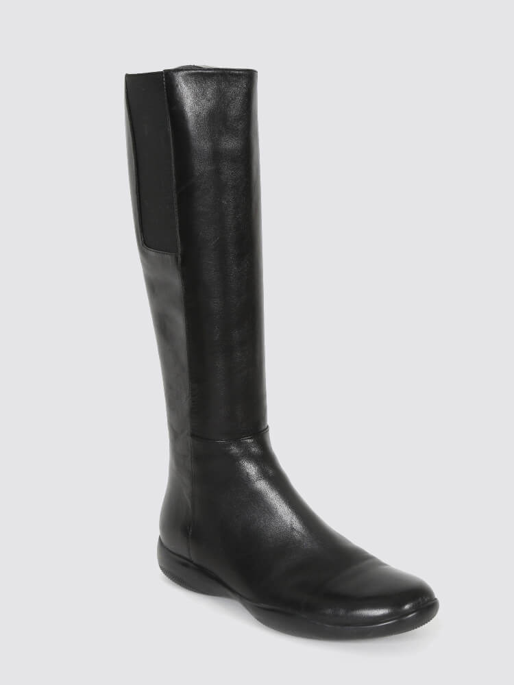 Prada women's boots black best sale
