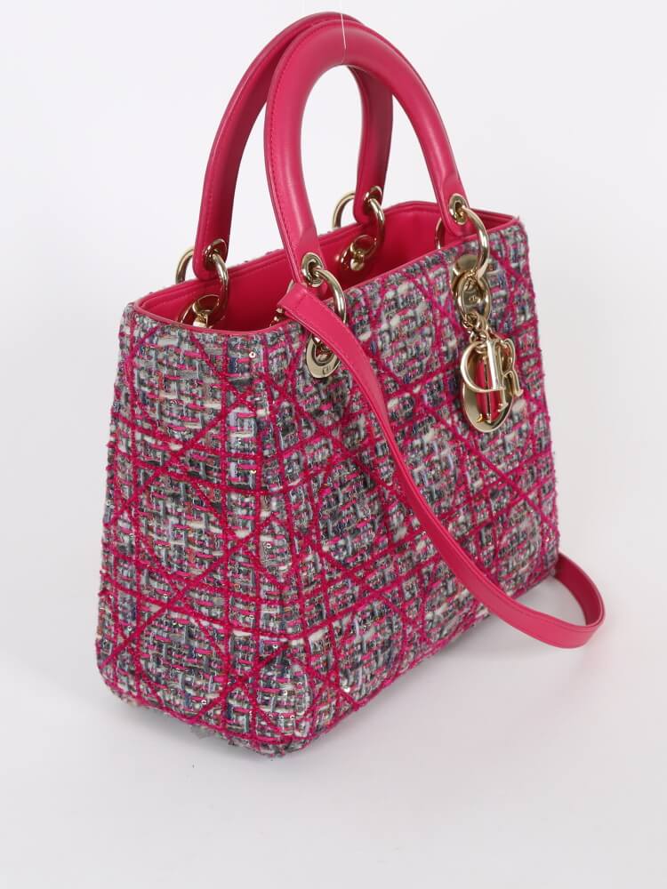 Lady dior tweed sale