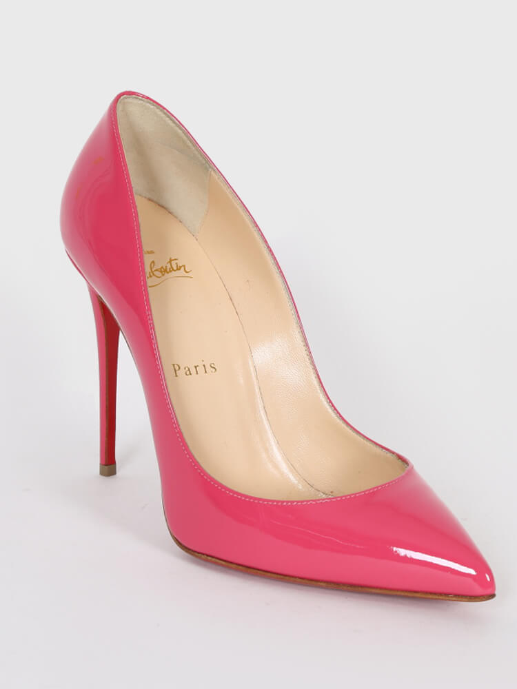 Hot pink louboutin sale