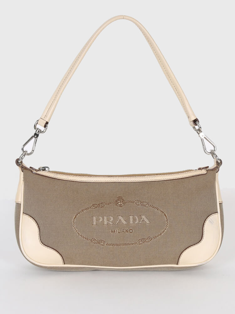 Jacquard baguette bag online