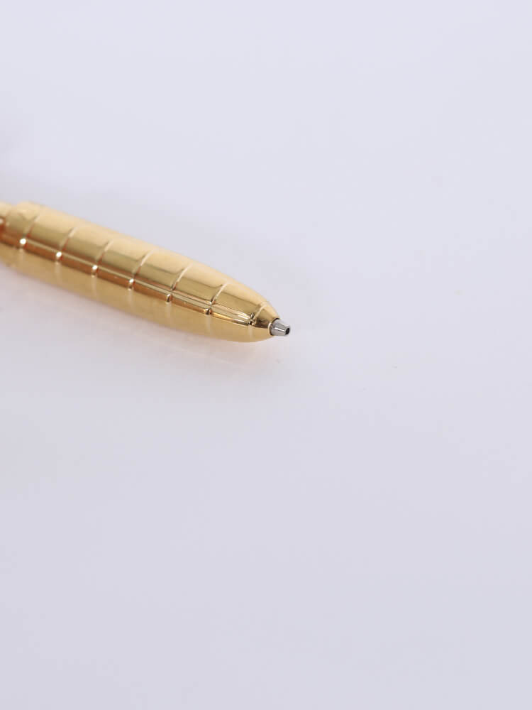 Auth LOUIS VUITTON Stylo Agenda Mechanical Pencil Gold Metallic N75002  #f06673