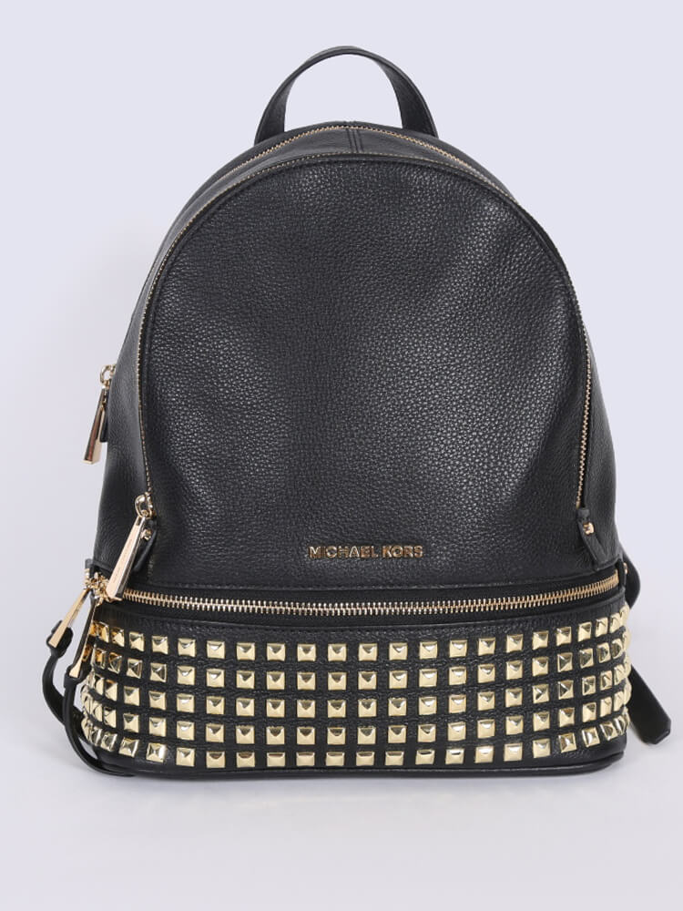 Black studded rucksack outlet