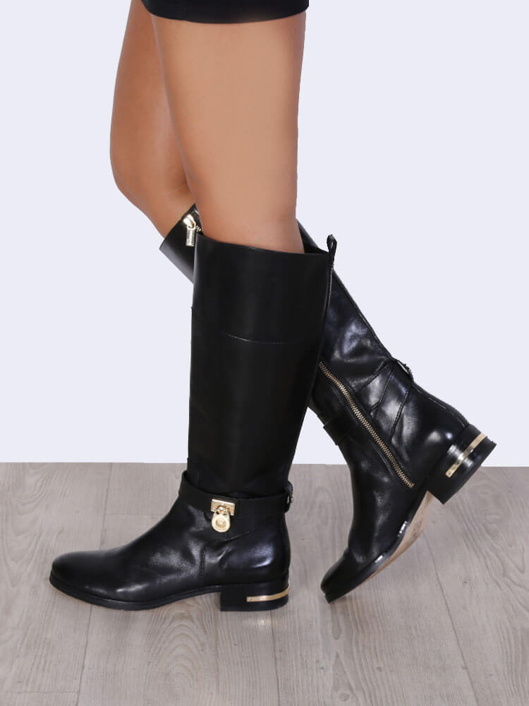 Michael kors hamilton boots 2025