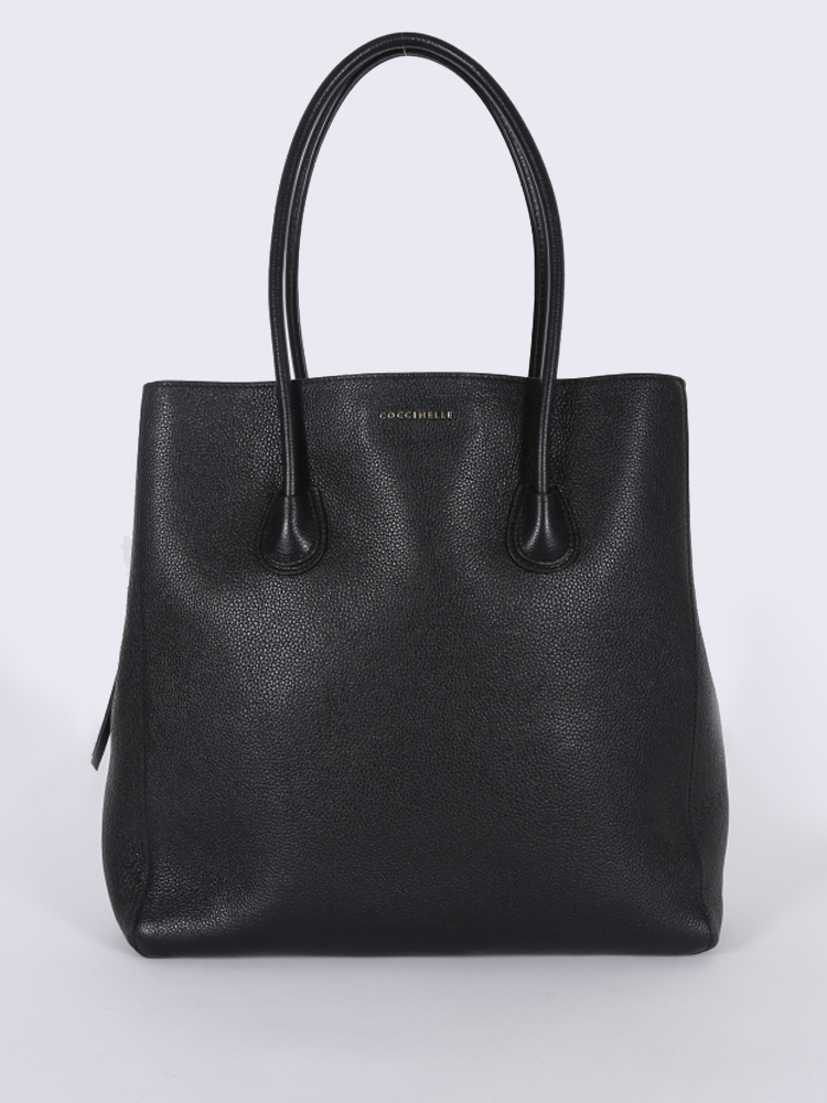 Coccinelle black leather bag hotsell