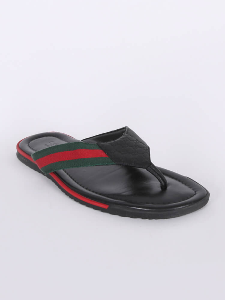 Web and leather thong sandal sales