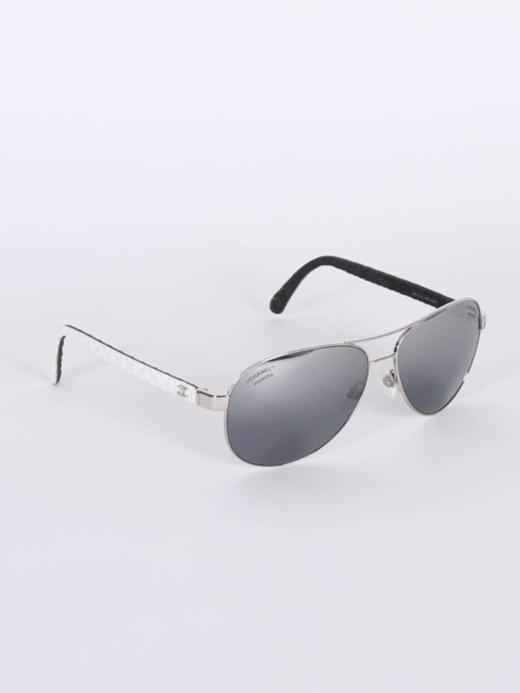Chanel leather sunglasses deals