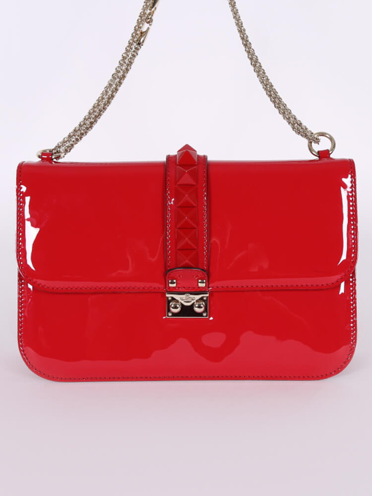 Valentino red patent bag new arrivals