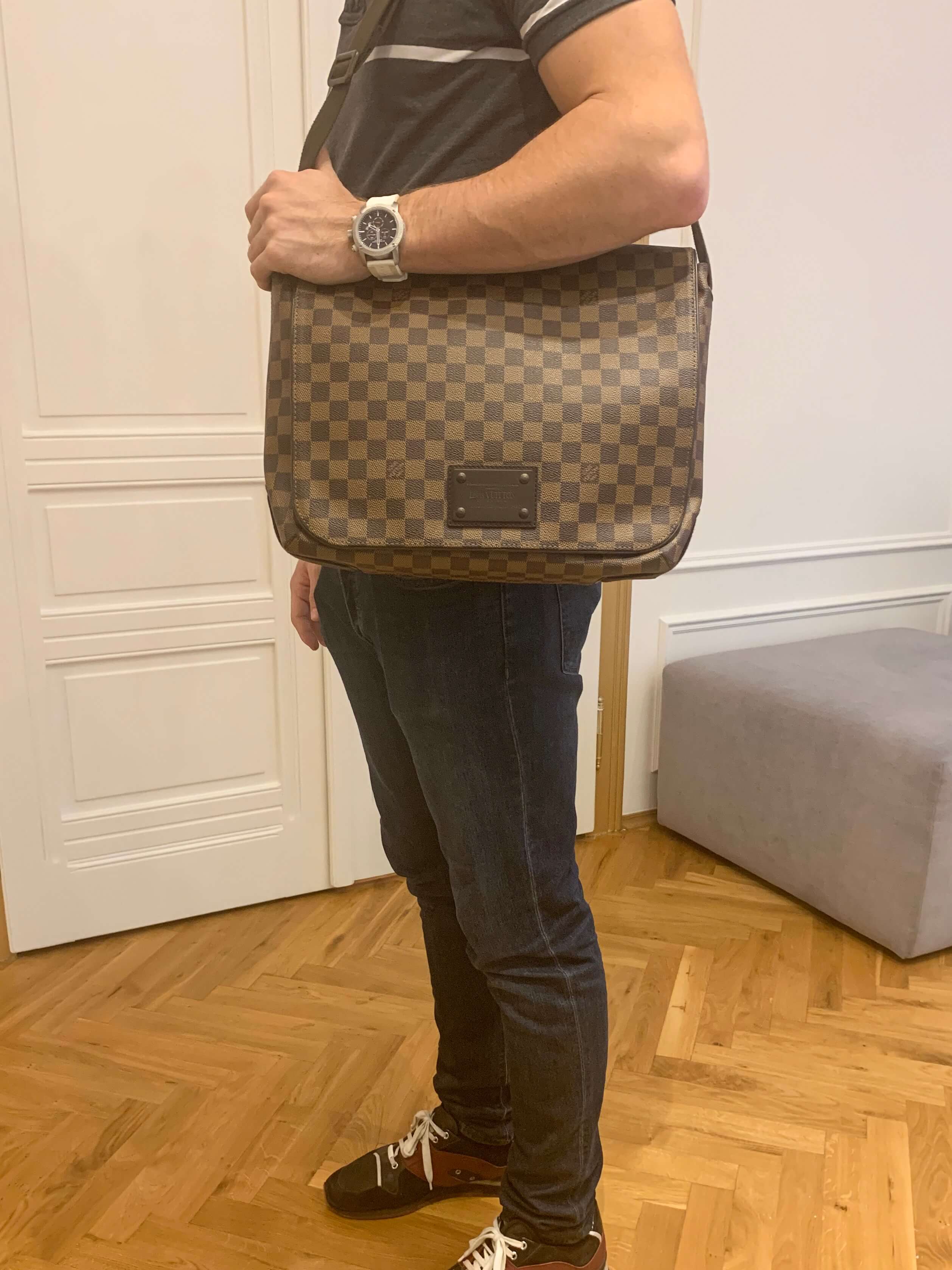 Louis Vuitton Damier Ebene Brooklyn GM - Brown Messenger Bags, Bags -  LOU789429
