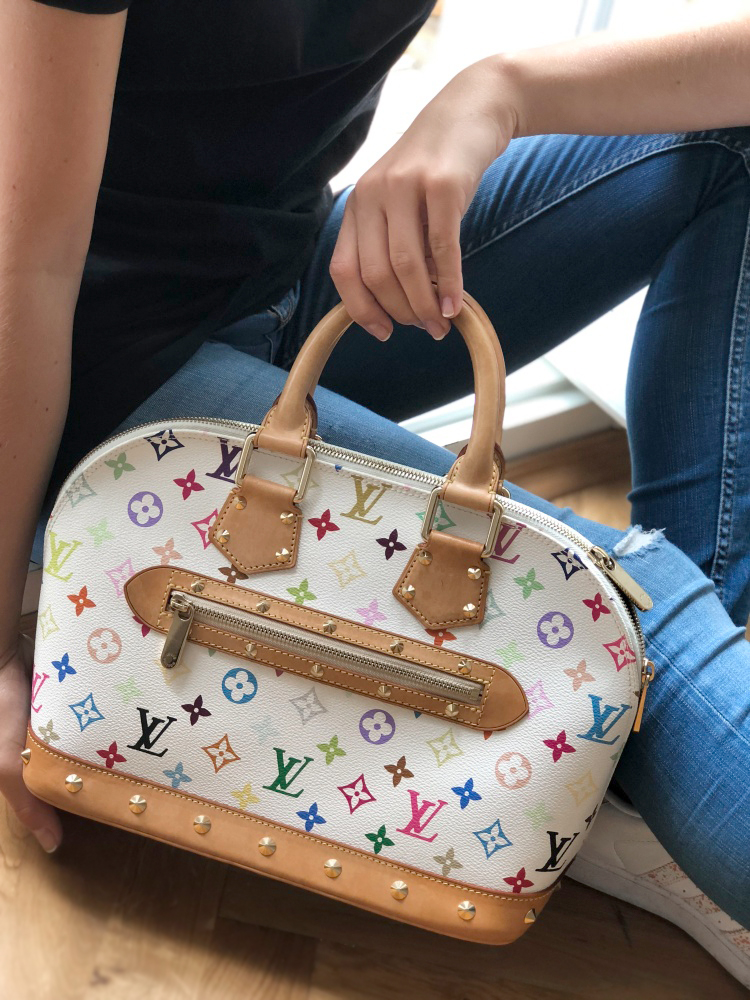 Louis Vuitton - Alma PM Monogram Multicolore Canvas Blanc