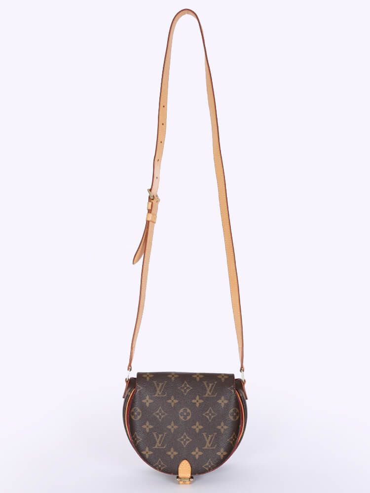 Auth LOUIS VUITTON Tambourine Monogram Canvas Shoulder Cross Bag Purse  #44365