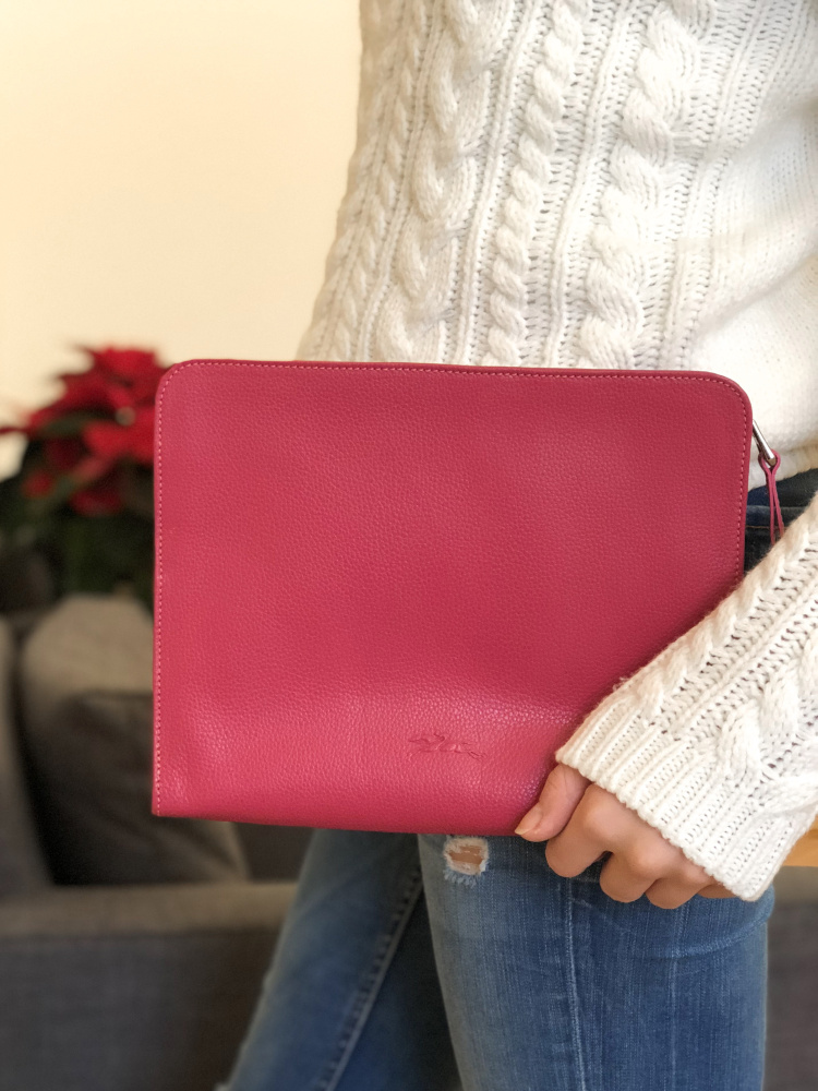 Etui ipad cuir clearance longchamp