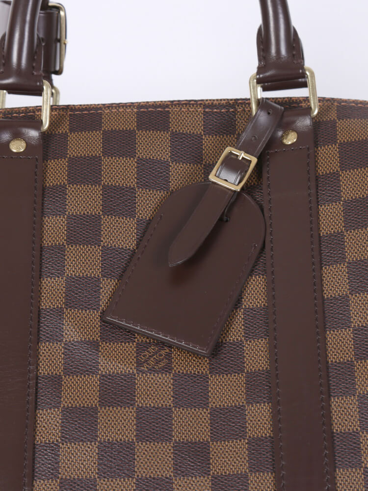 LOUIS VUITTON: Damier Ebene Keepall Bandouliere 55 – Luv Luxe Scottsdale