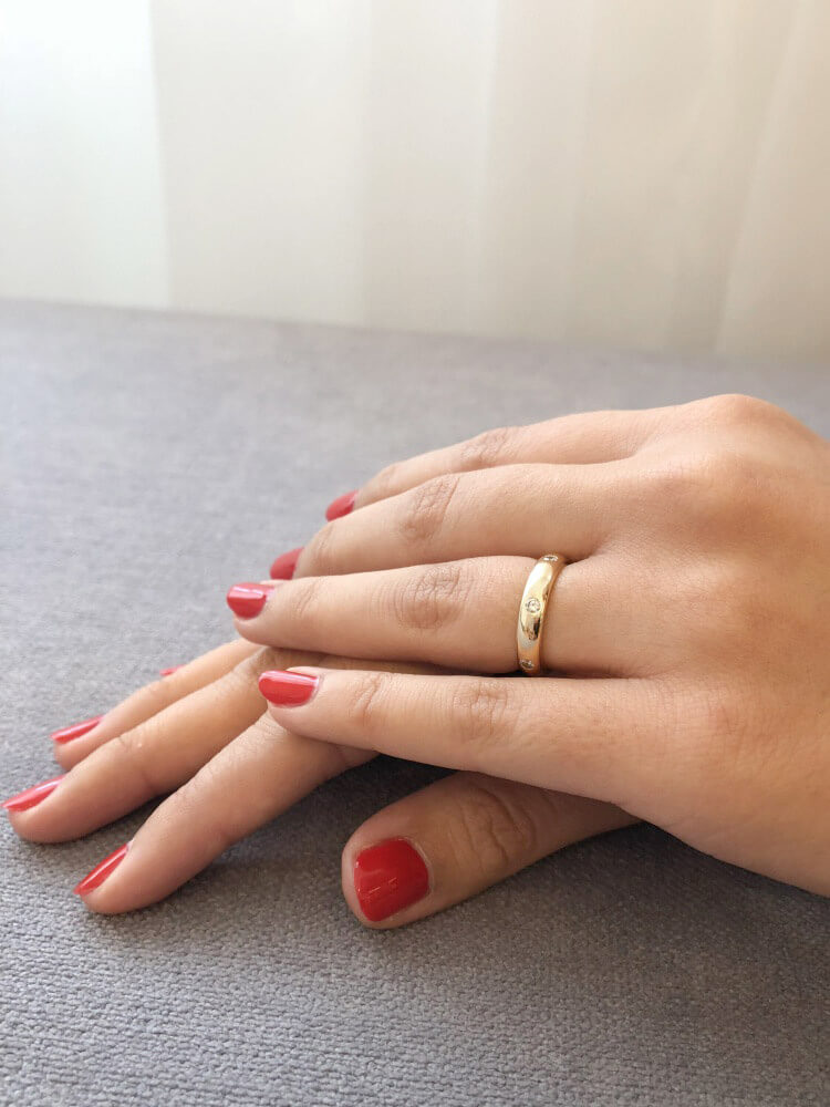 Cartier Stella 18kt Yellow Gold Diamond Wedding Ring 48 www.luxurybags