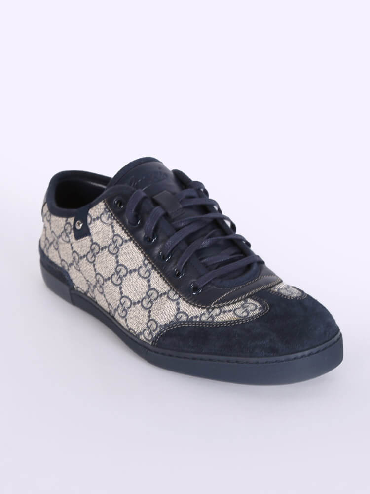 navy gucci sneakers