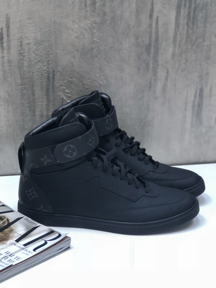 Leather on sale hi tops