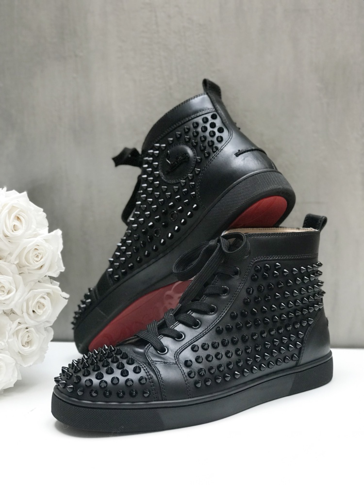 All black louboutins mens outlet