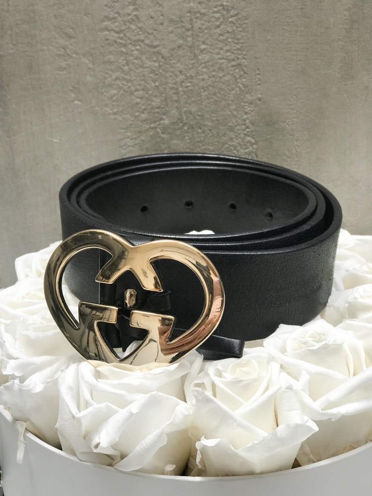 All black gg belt on sale