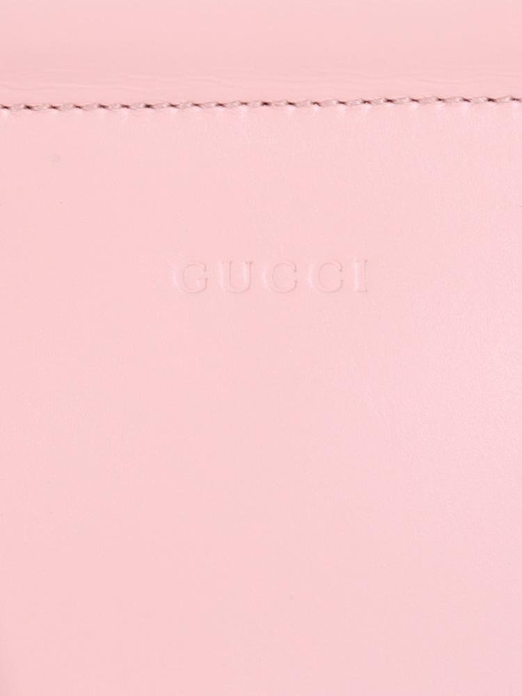 Gucci Nymphaea Bamboo Leather Tote Pink www.luxurybags