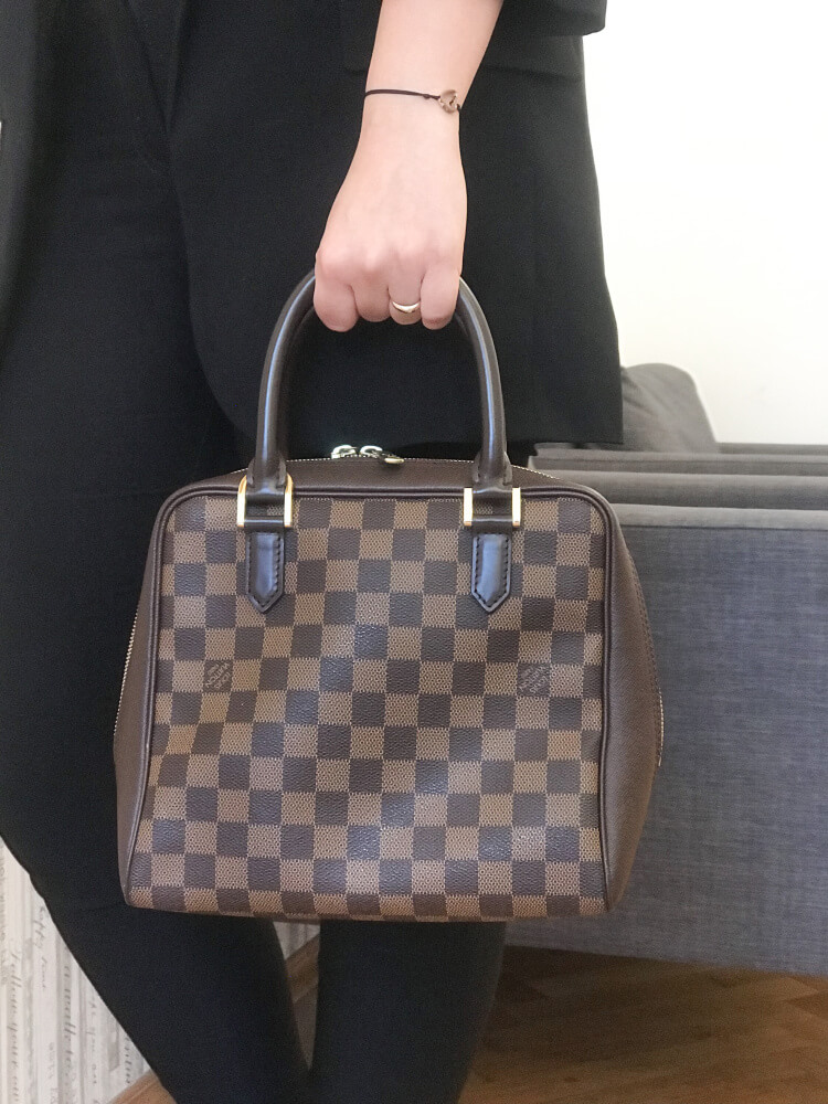 Louis Vuitton Vintage - Damier Ebene Brera Bag - Brown - Damier Canvas and Leather  Handbag - Luxury High Quality - Avvenice