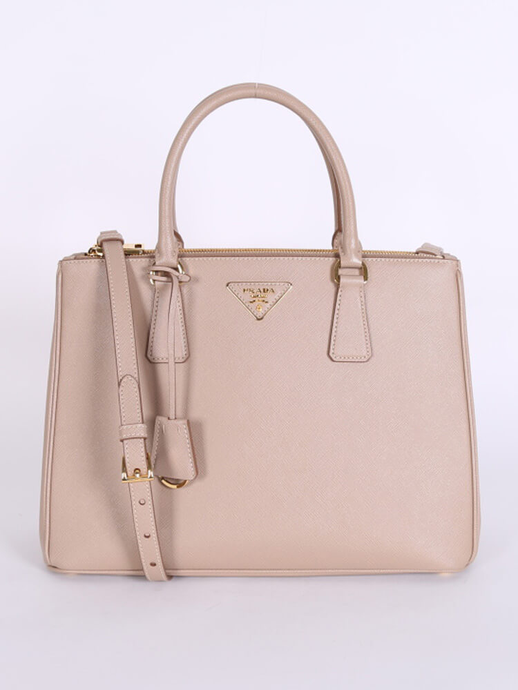 Prada Galleria Medium Saffiano Leather Tote Cammeo www.luxurybags