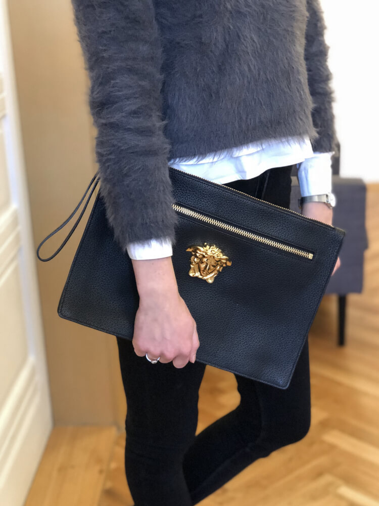 Versace palazzo clutch hotsell