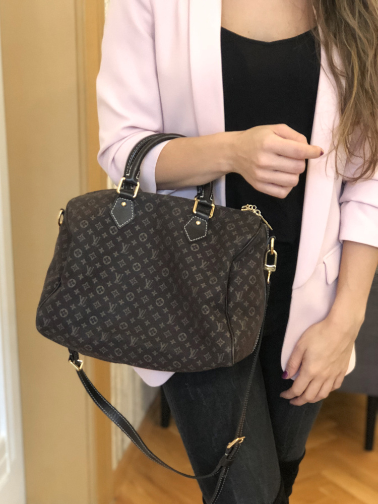 Louis Vuitton Monogram Idylle Speedy Bandouliere 30 Satchel