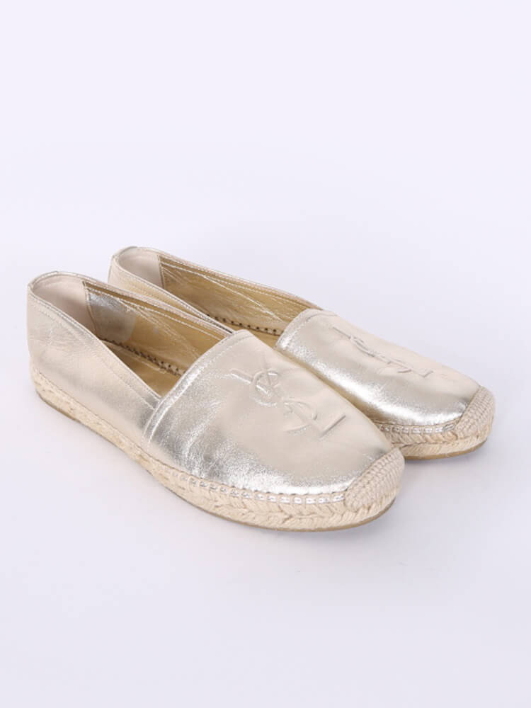 Saint laurent monogram espadrilles hotsell