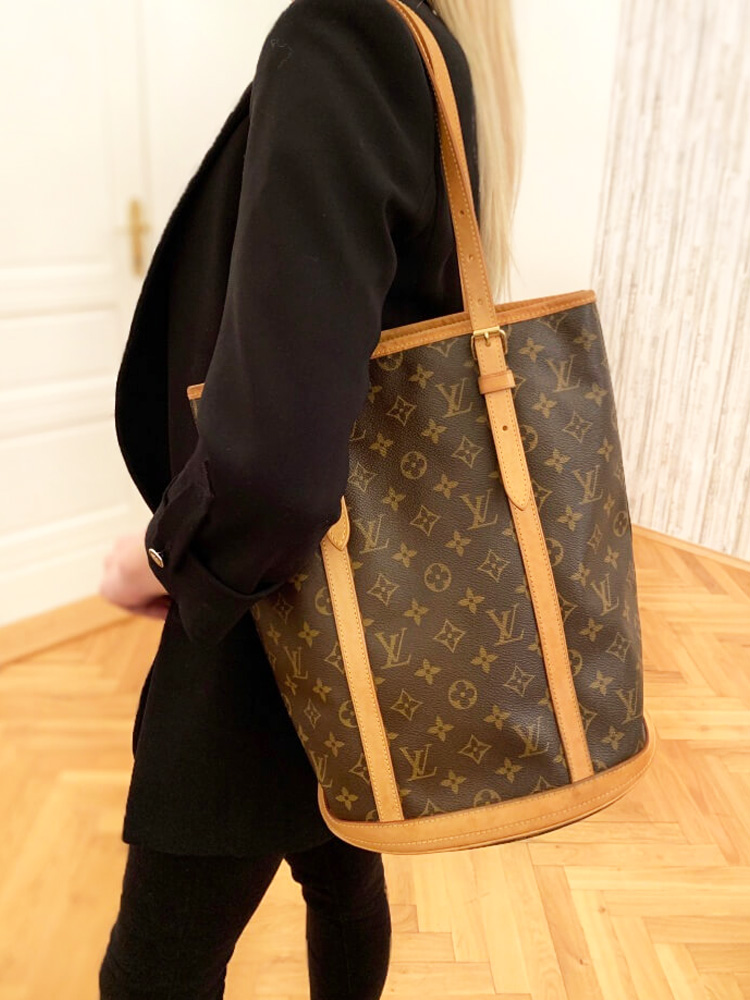 Louis Vuitton Monogram Canvas Bucket GM Bag Louis Vuitton