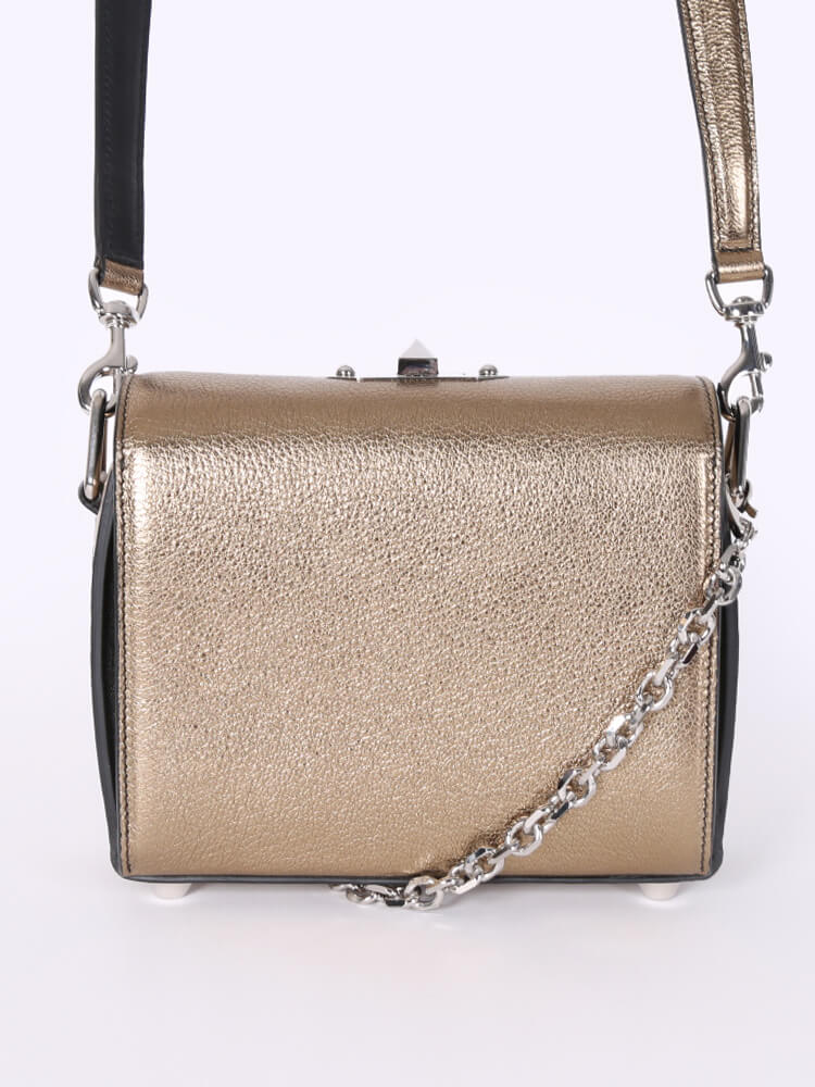 Alexander mcqueen gold bag best sale