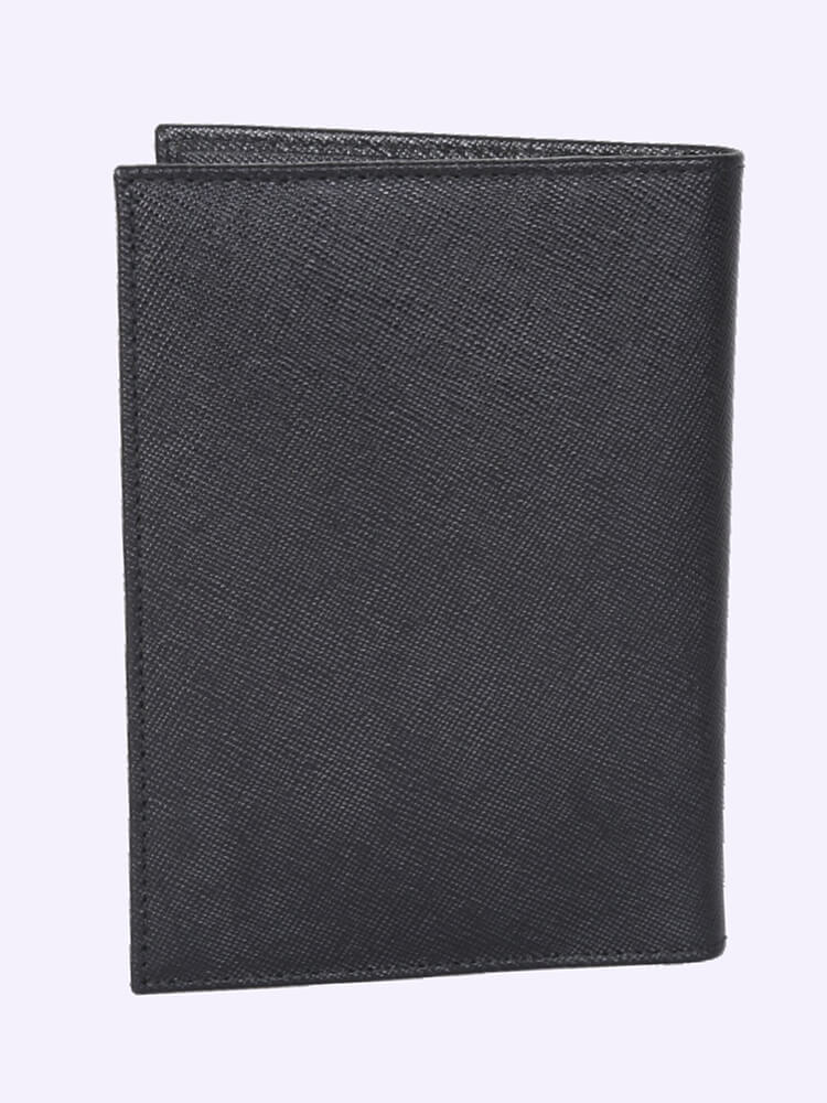 Prada Saffiano Passport Cover Nero www.luxurybags