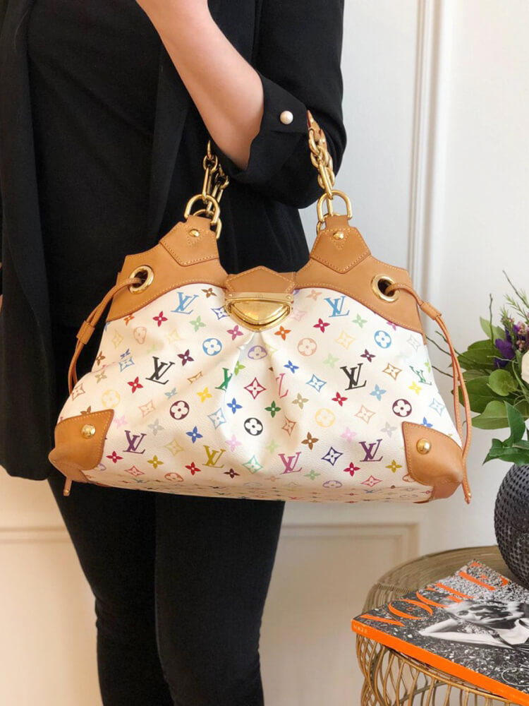 Louis Vuitton Monogram Multicolor Ursula White