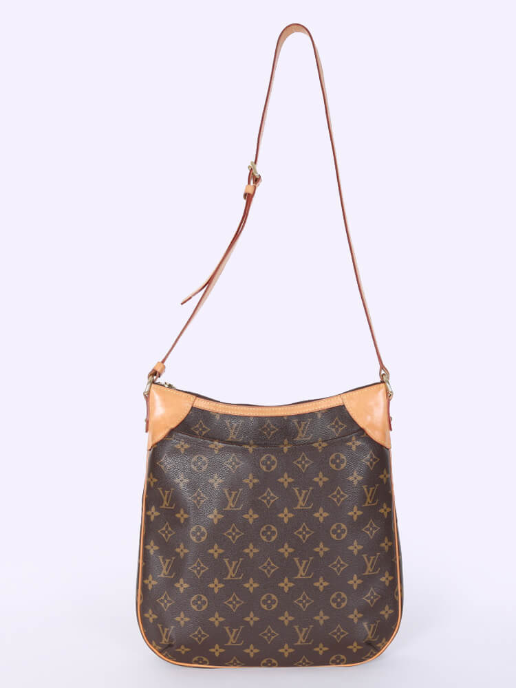 Louis Vuitton Odeon Handbag Monogram Canvas MM Brown 2159431